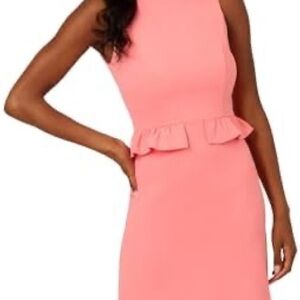 Adrianna Papell Coral Ruffle Midi Dress - NWOT, size 16